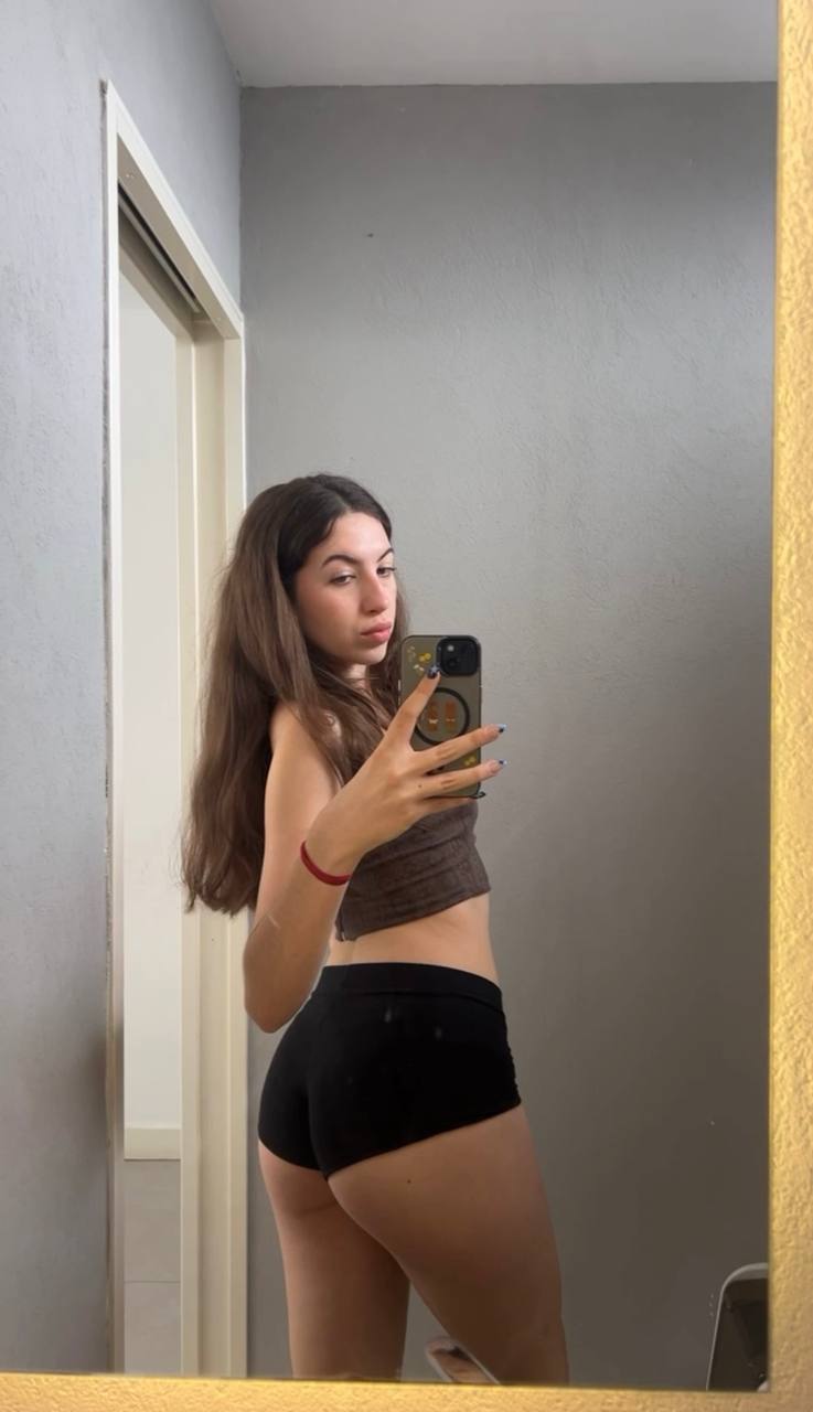 Amber in her underwear in Minsk