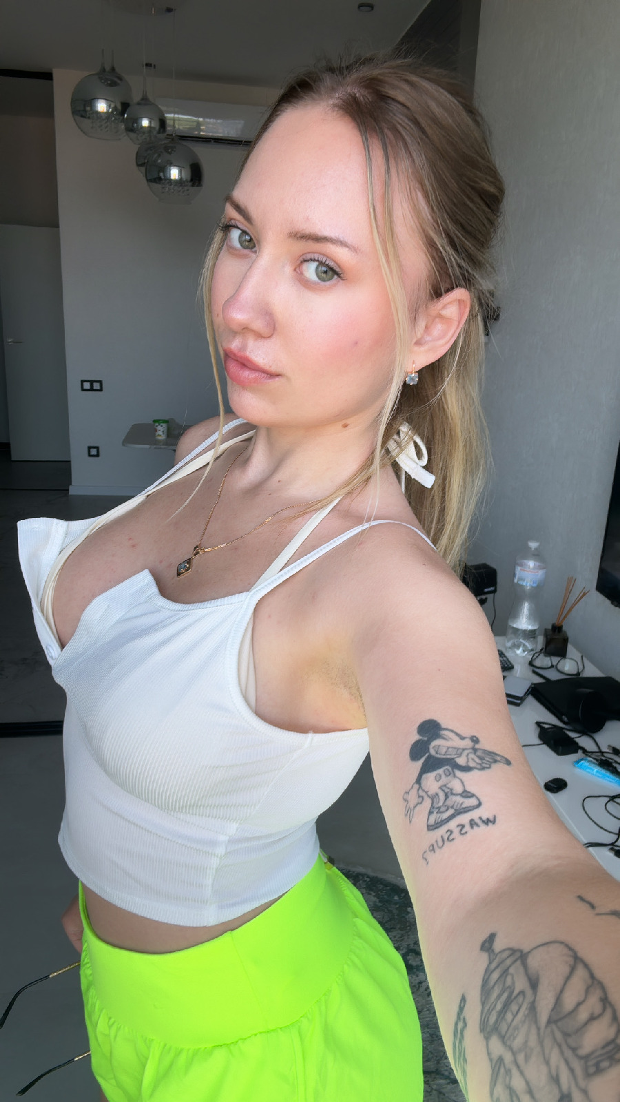 KateV in her underwear in Minsk