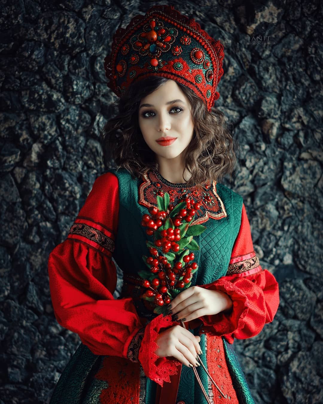 Nude girl Women in Slavic costumes in Minsk